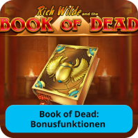 Book of Dead Spiel-Bonusfunktionen Book of Dead Bonusfunktionen
